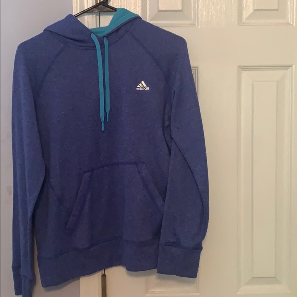 teal/blue and purple adidas ultimate hoodie